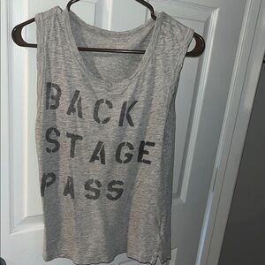 GAP Gray Graphic Tank Top